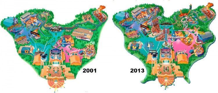 Planos Walt Disney Studio 2001-2013