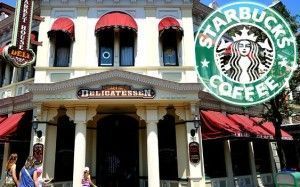 Starbucks en Main Street USA Paris