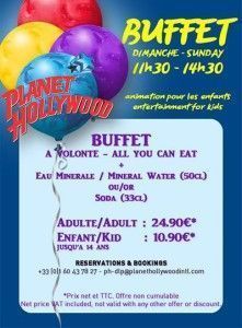 Buffet Planet Hollywood
