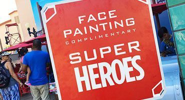 Heroic Face Painting