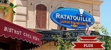 Le Bistrot Chez Rémy en Disneyland París - Diseño encantador y tematizado inspirado en Ratatouille