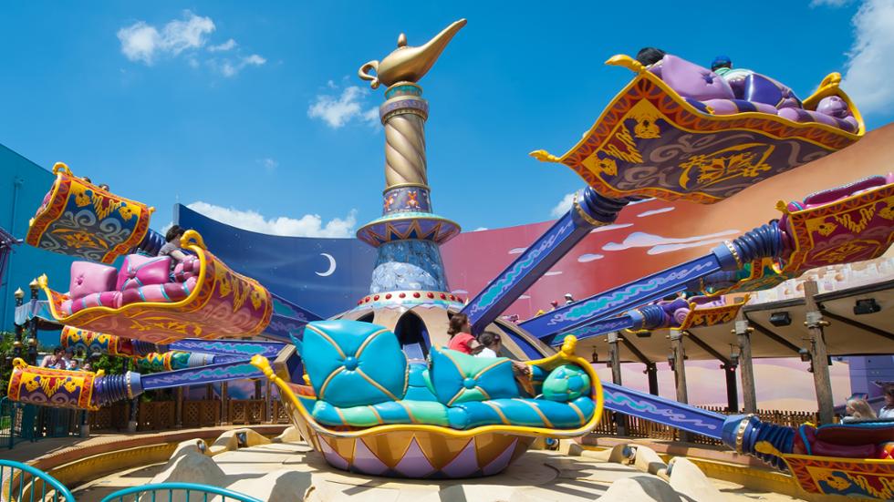 Les Tapis Volants en Toon Studio Disneyland Paris