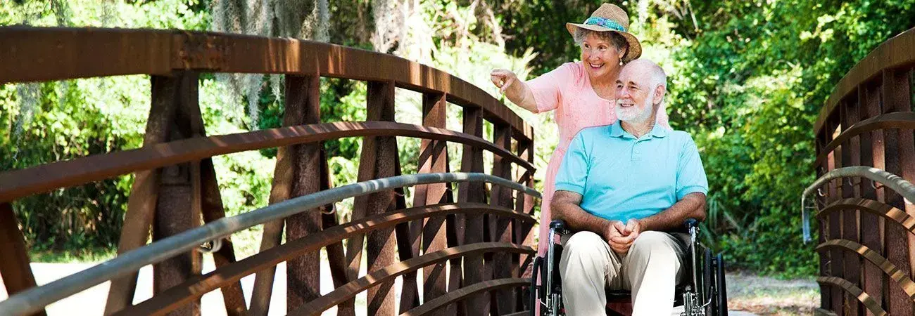 Facilidades y servicios especiales para personas con discapacidades en el parque