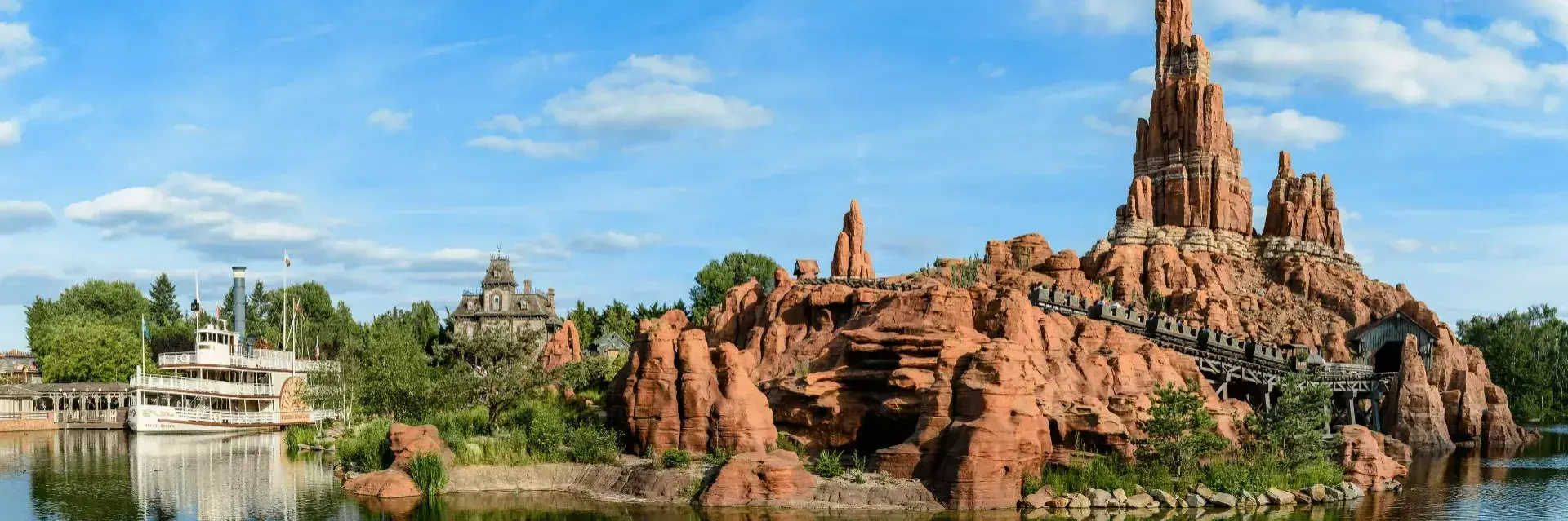 Big Thunder Mountain en Frontierland Disneyland Paris