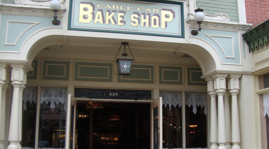 Cable Car Bake Shop en Disneyland Paris con gofres en forma de Mickey