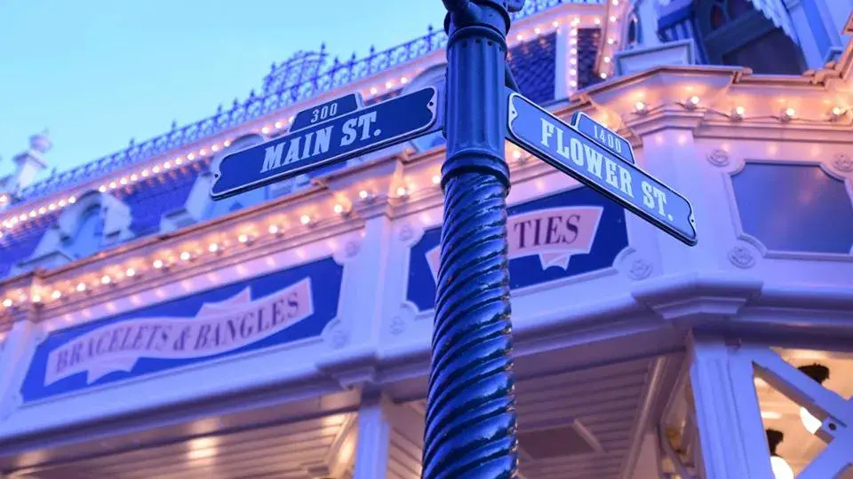 Flower Street en Main Street Disneyland Paris