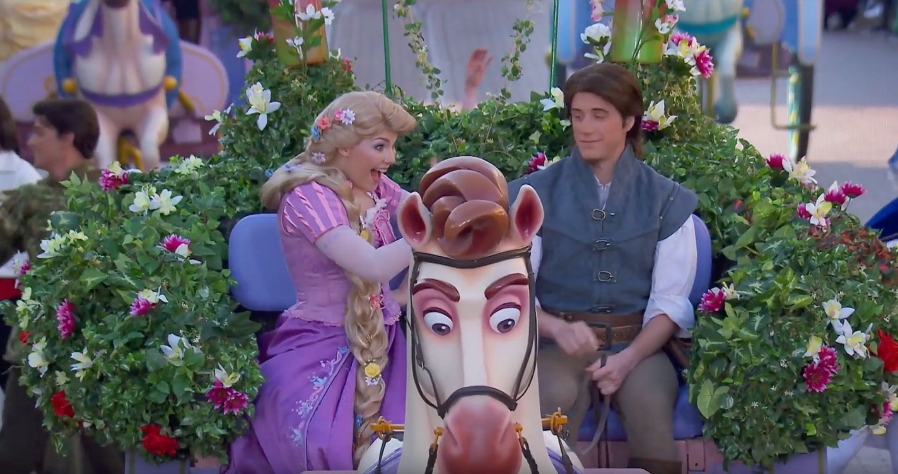 Rapunzel en la carroza del romanticismo