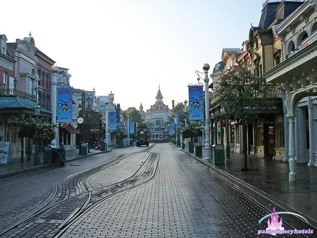 Vista principal de Main Street USA - Disneyland París
