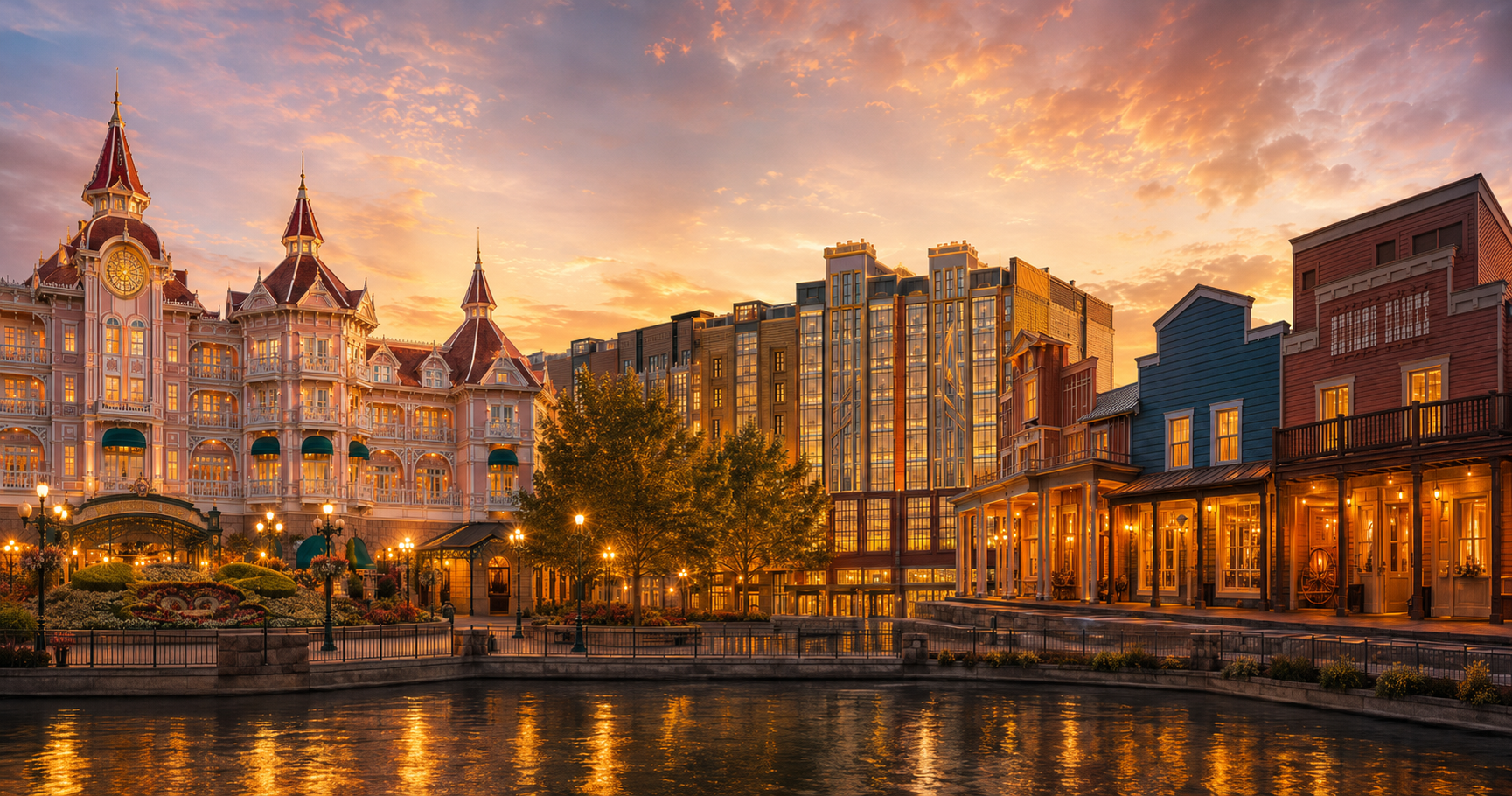 Comparativa Disneyland Hotel vs Hotel New York vs Hotel Cheyenne