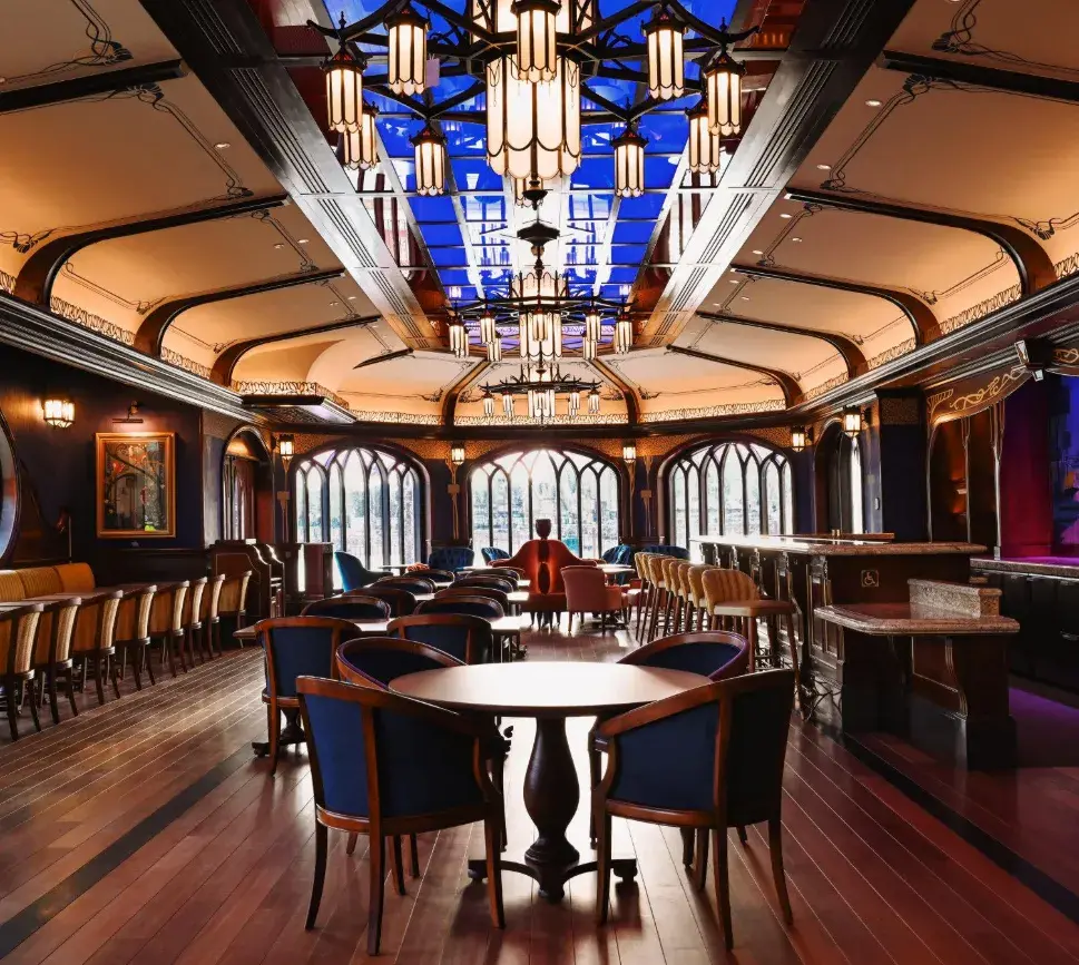 The Regal View, restaurante inspirado en Frozen en World of Frozen de Disneyland Paris